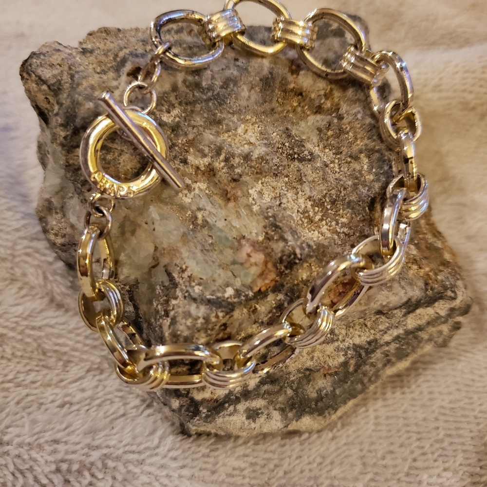 Silver tone bracelet
